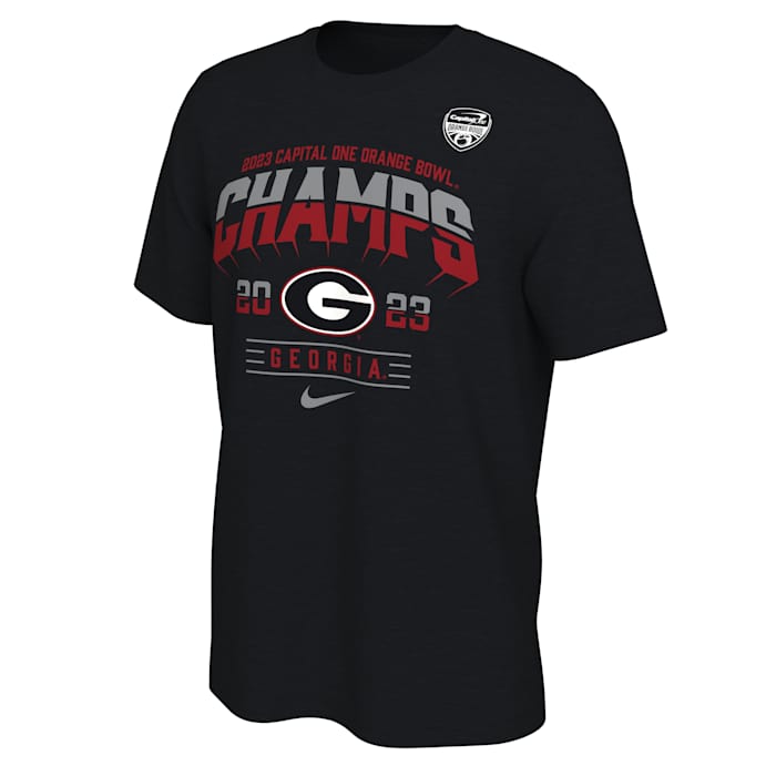 Georgia Bulldogs 2023 Orange Bowl Champions Men's Locker Room Tee